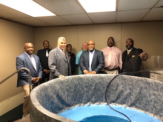 Men Anointing Baptistry