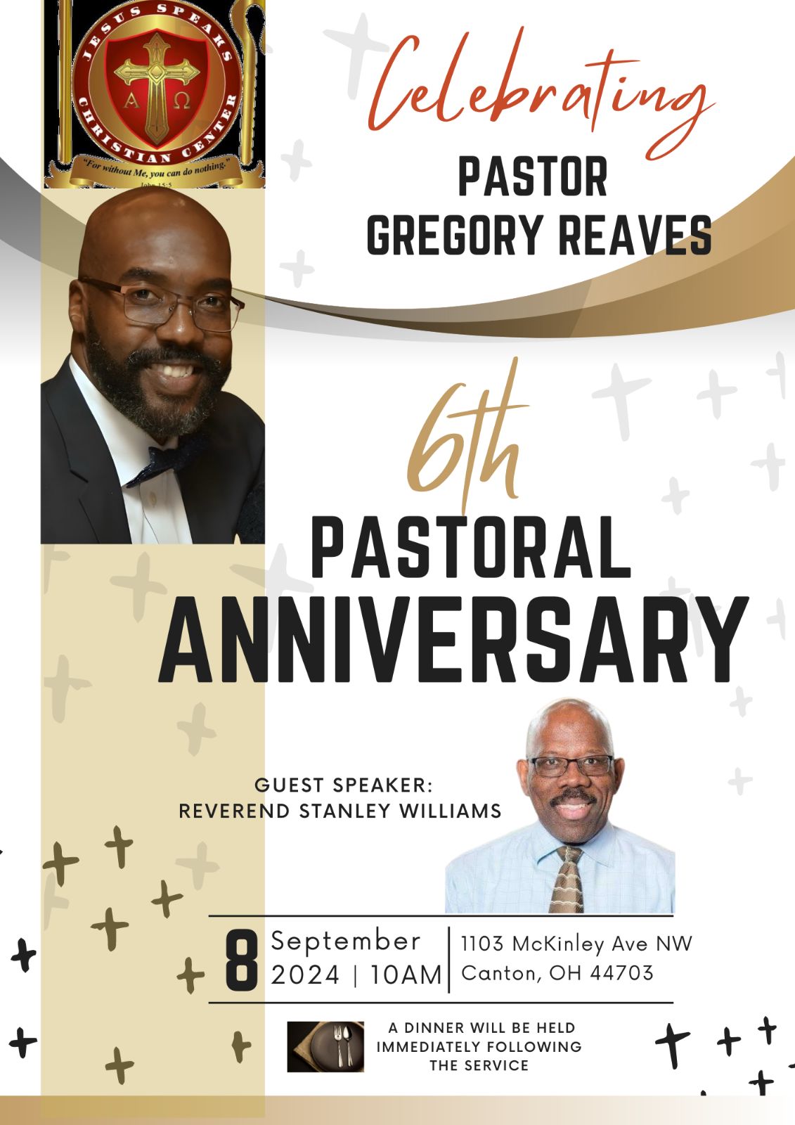 JSCC 6th Pastoral Anniversary Flyer